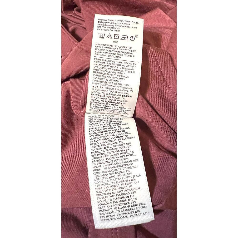 Athleta Santorini Cinch Dress Size Small Mauve Dusty Rose Pink Sleeveless Lined - Picture 13 of 14